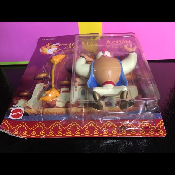 DISNEY’S ALADDIN VTG 90’s Action Figure GENIE Set - Picture 9 of 14